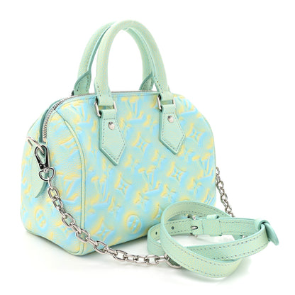 Louis Vuitton Empreinte Monogram Summer Stardust Speedy 20 Water Green 3 of 9