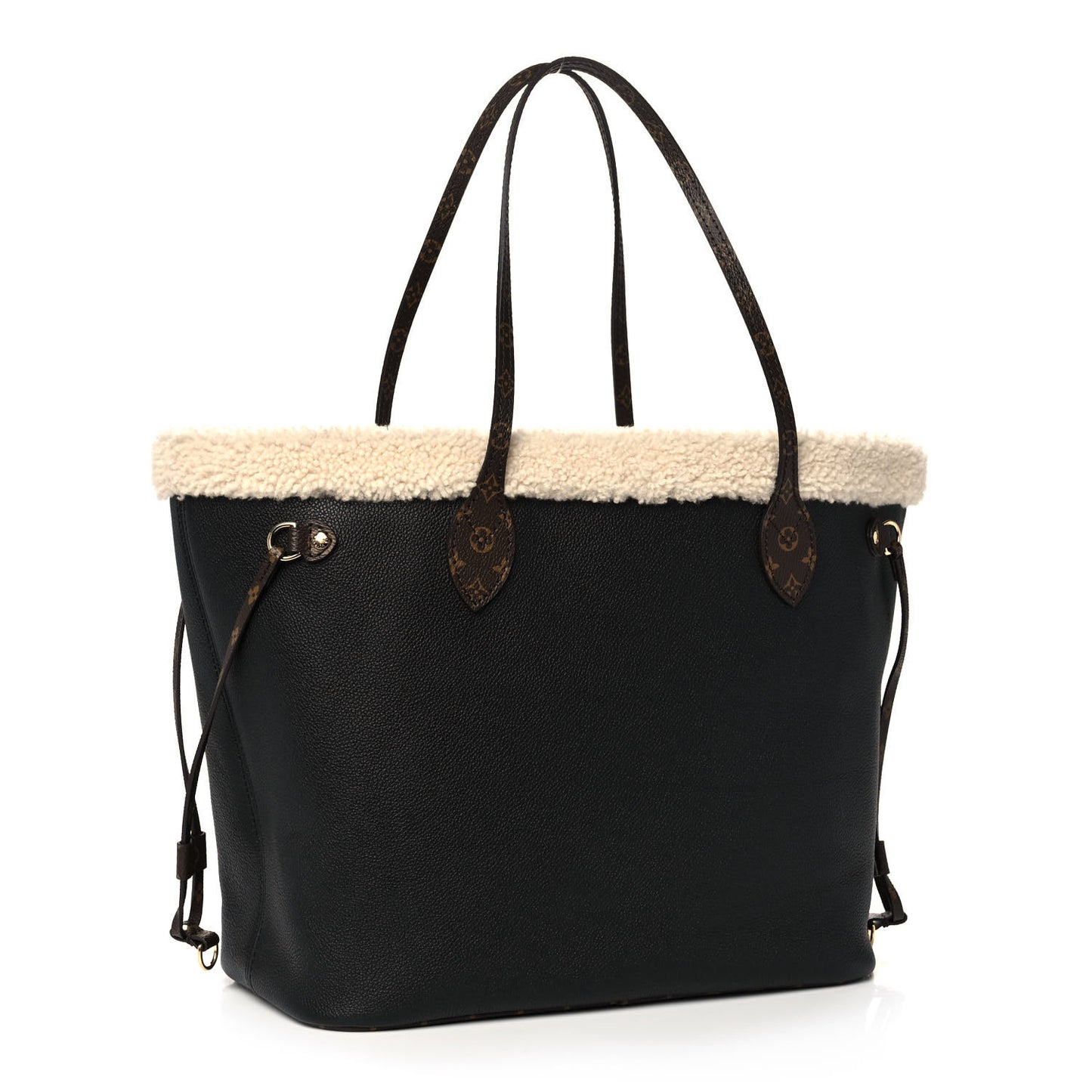 Calfskin Monogram Teddy Neverfull MM Black