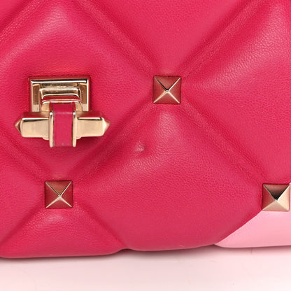 Valentino Garavani Nappa Medium Candystud Top Handle Bag Absolute Disco Pink 15 of 19