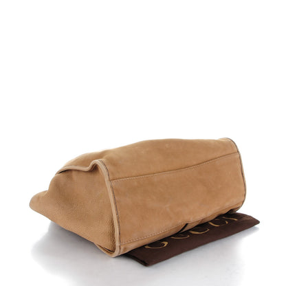 Gucci Nubuck Medium Soft Stirrup Shoulder Bag Light Brown 4 of 11