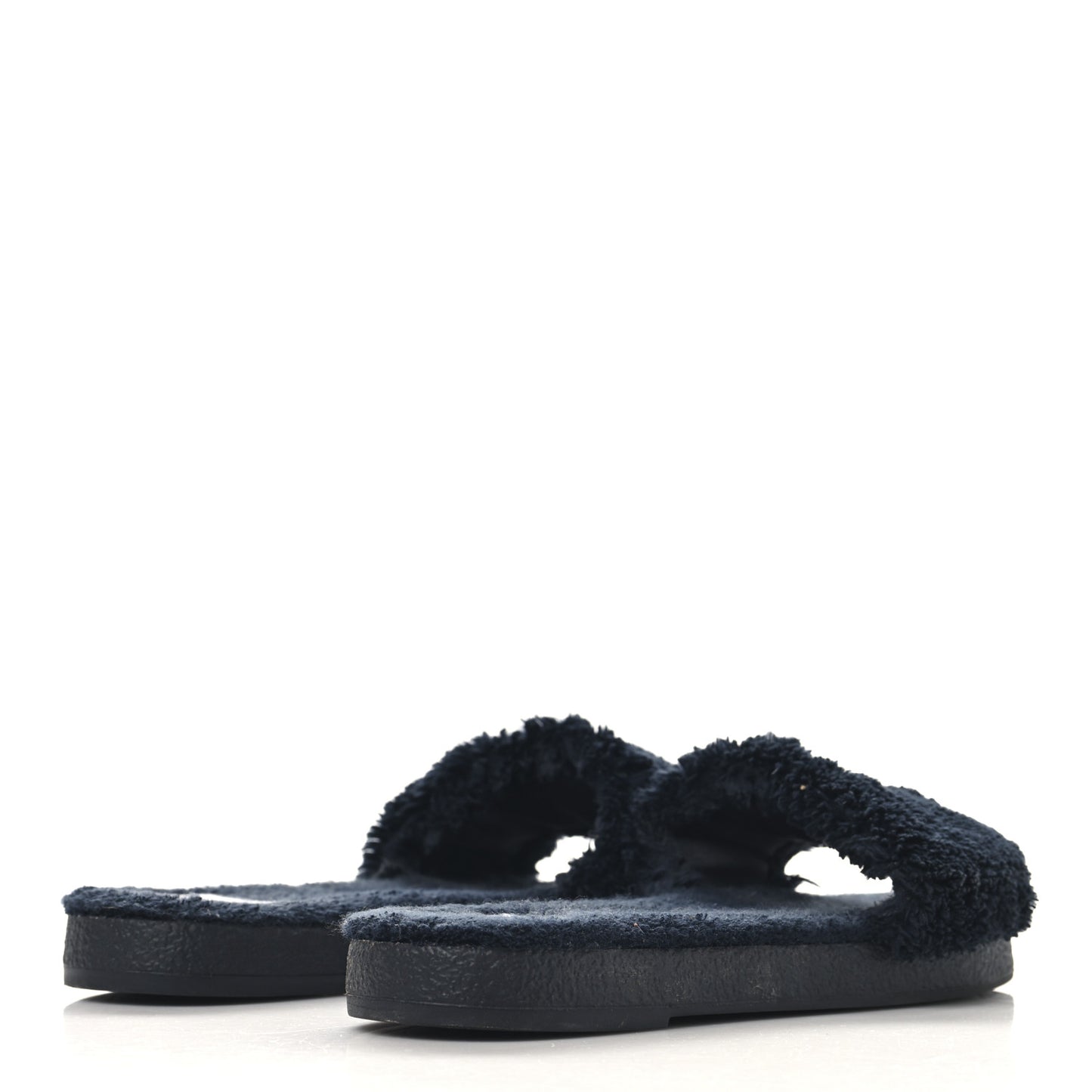 Terry CC Flat Mules Sandals 37 Navy