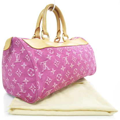 Louis Vuitton Monogram Denim Neo Speedy Fuchsia 2 of 9