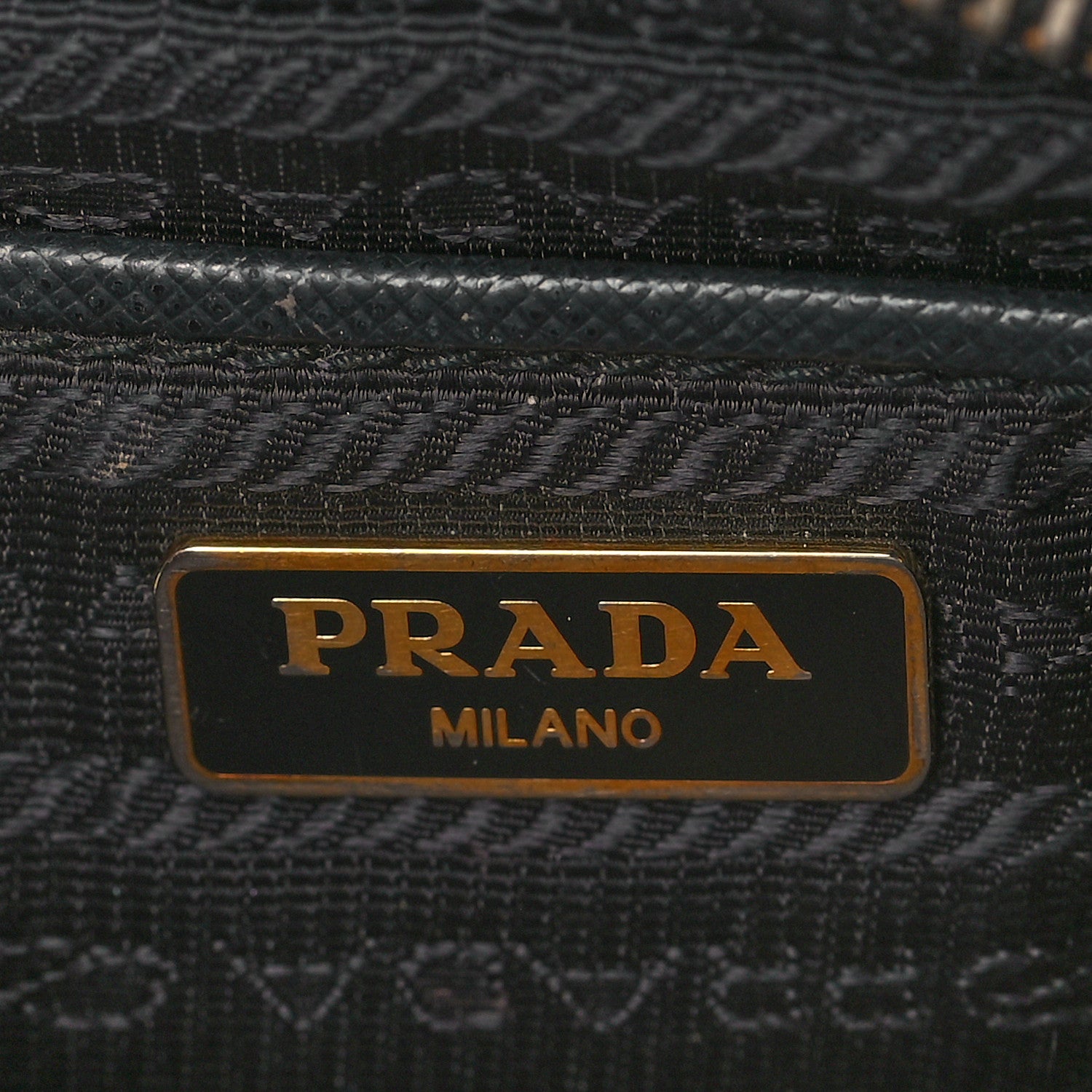 Prada Saffiano Mini Camera Crossbody Bag Black 6 of 10