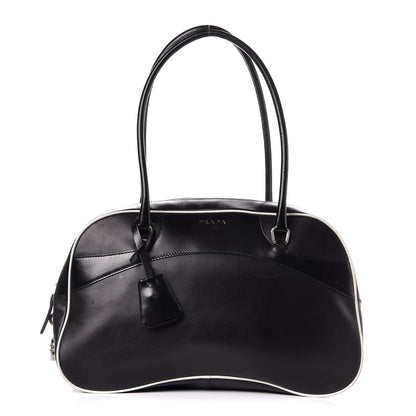 Prada Vitello Bowling Bag Black 1 of 17