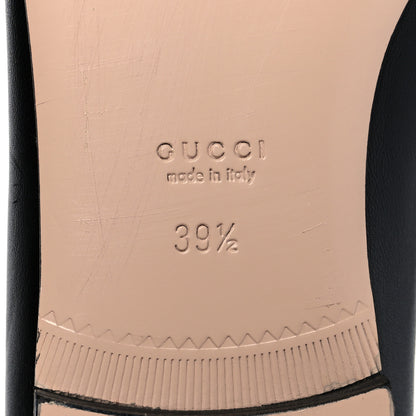 Gucci Nappa Matelasse Chevron Double G Ballet Flats 39.5 Black 7 of 8