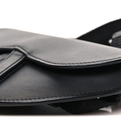 Christian Dior Ultra Matte Calfskin Saddle Belt Bag Black 9 of 10