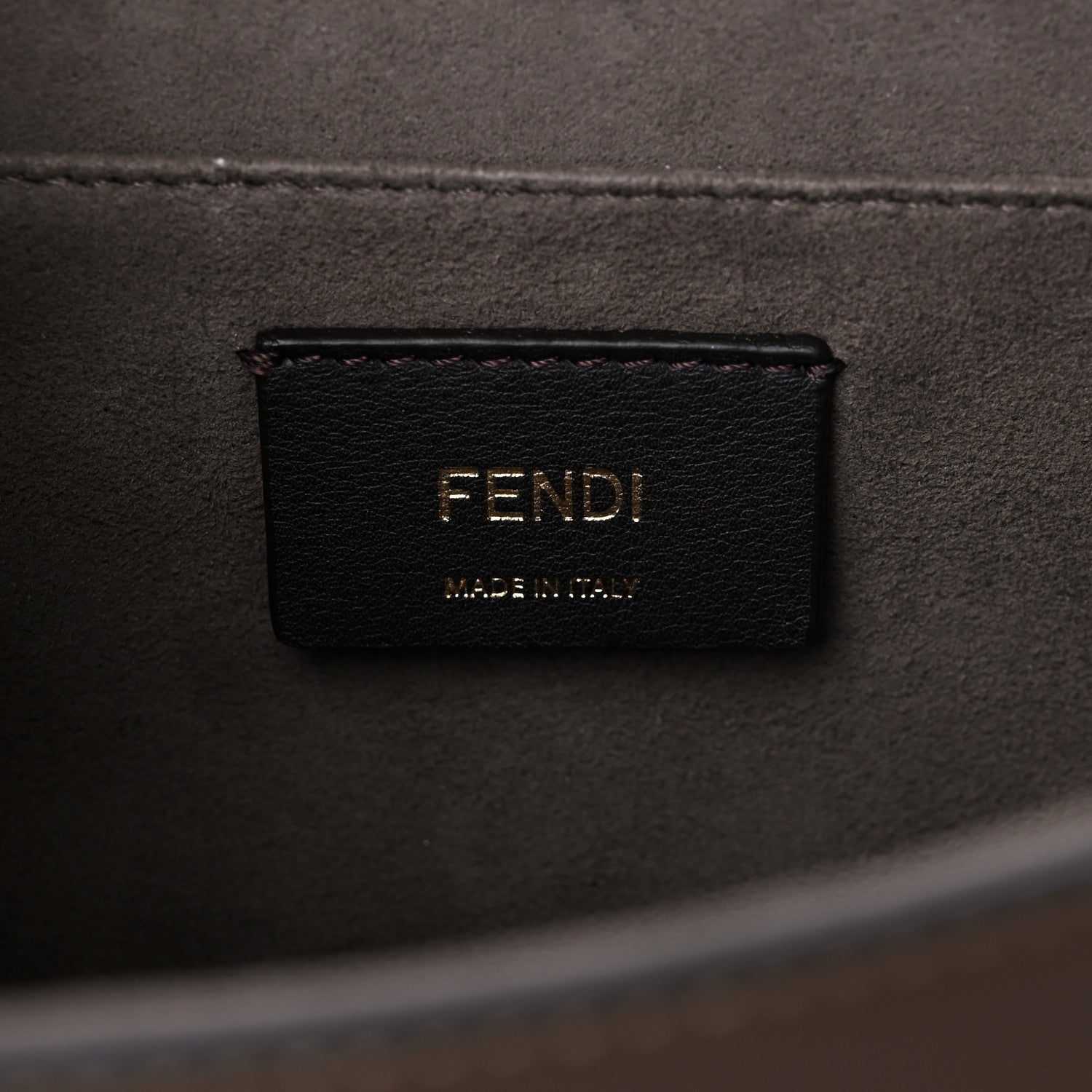 Fendi Vitello Century Opaco F is Fendi Kan I Shoulder Bag Tortora 5 of 12