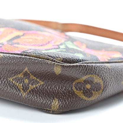 Louis Vuitton Monogram Roses Pochette Accessories 10 of 11