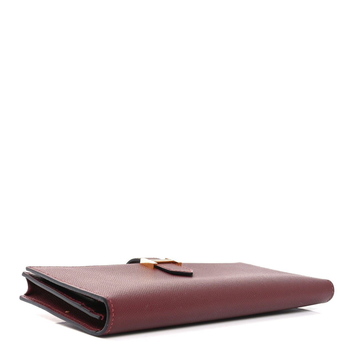 Hermes Epsom Bearn Gusset Wallet Rouge H 3 of 7