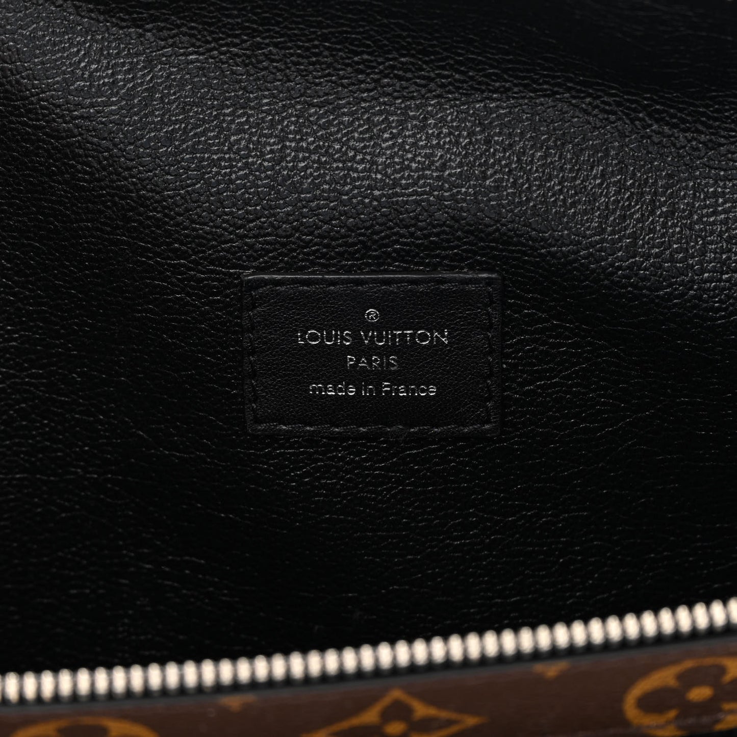 Monogram Crocodile Bumbag Black