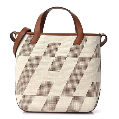 Hermes Swift Toile H Cabas H En Biais 27 Ecru Naturel Gold 1 of 11
