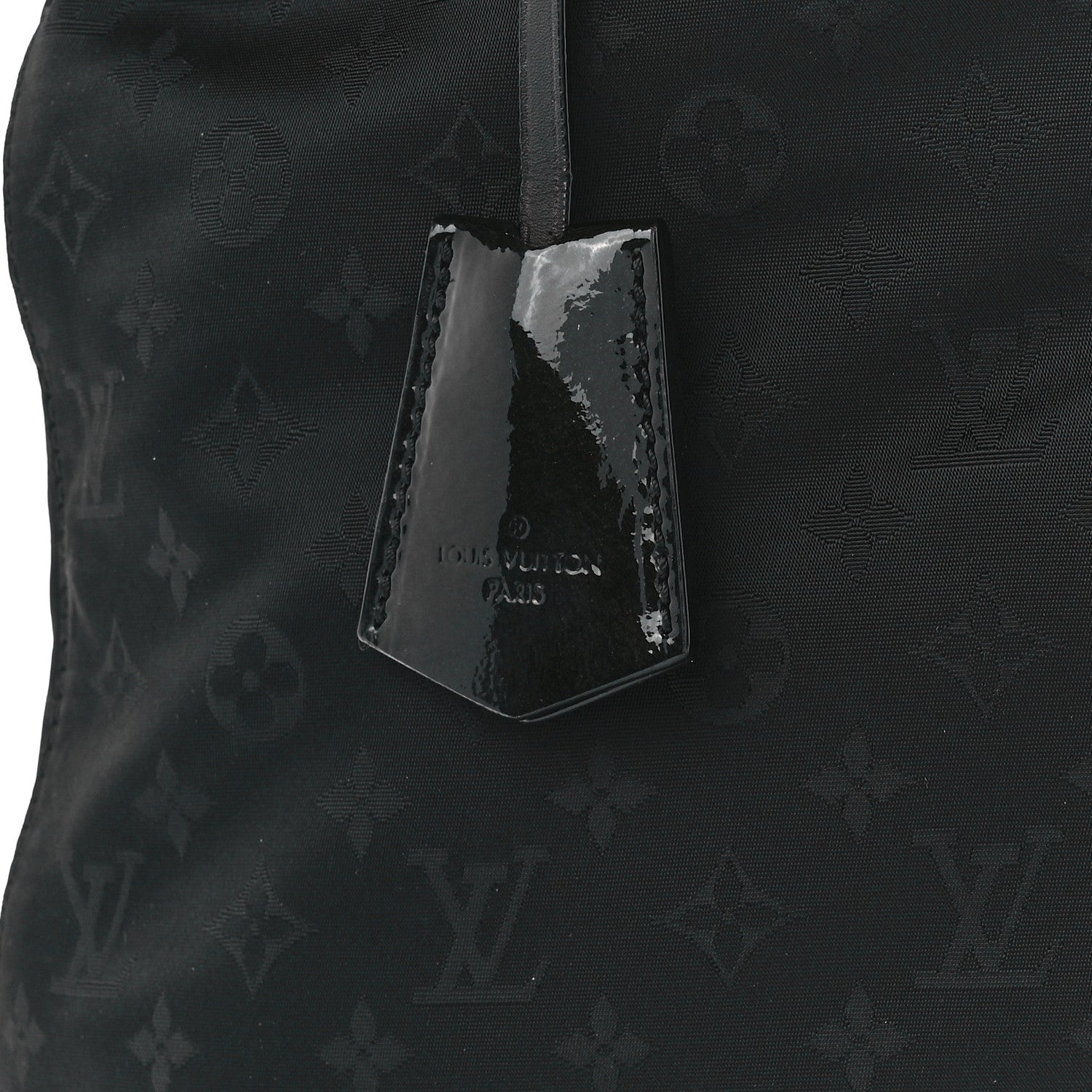 Louis Vuitton Monogram Nylon Desire Lockit Vertical MM Black 7 of 11