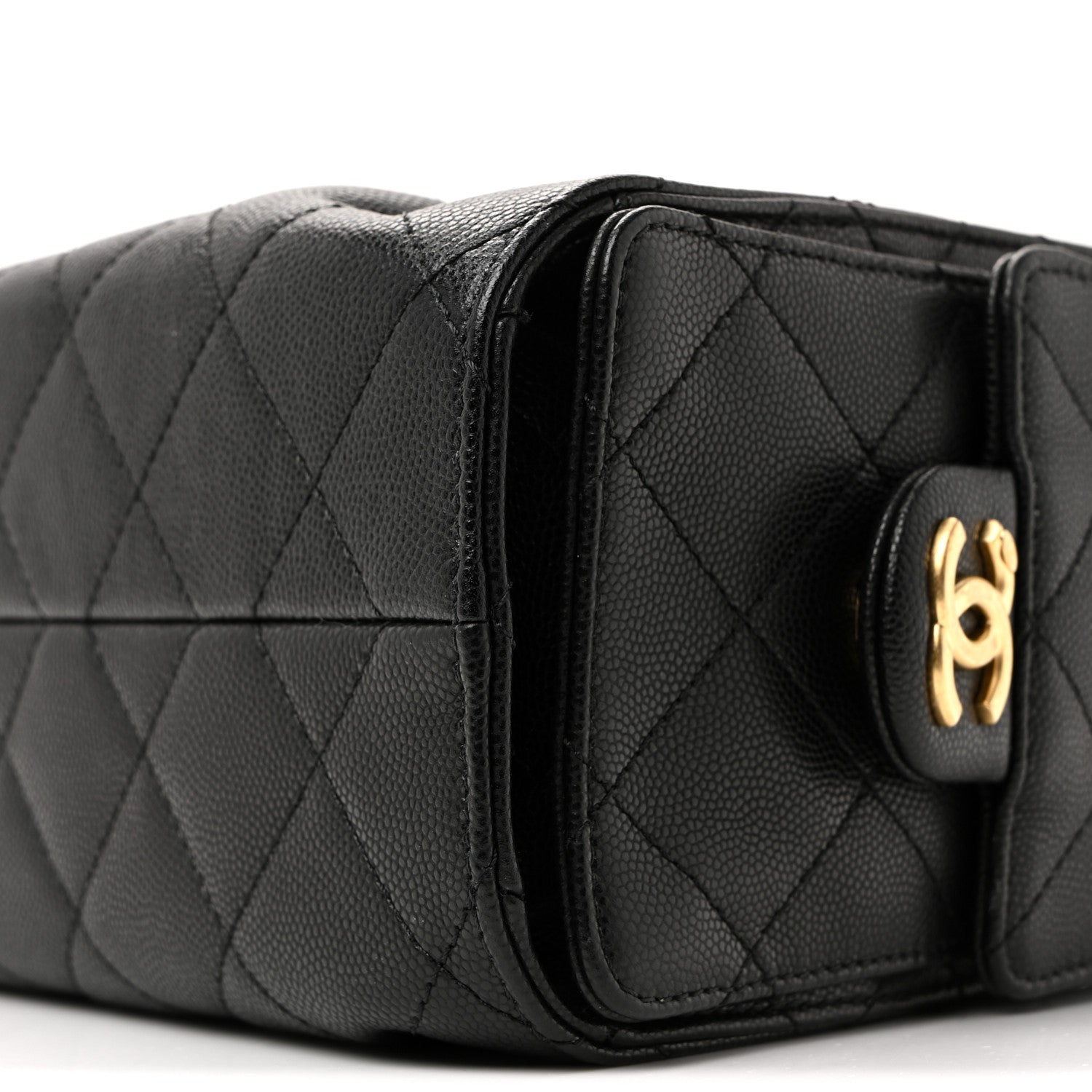 Chanel Caviar Quilted Mini Chanel 25 Handbag Black 27 of 37