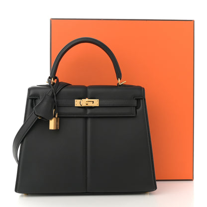 Hermes Swift Kelly Padded Sellier 25 Black 14 of 14