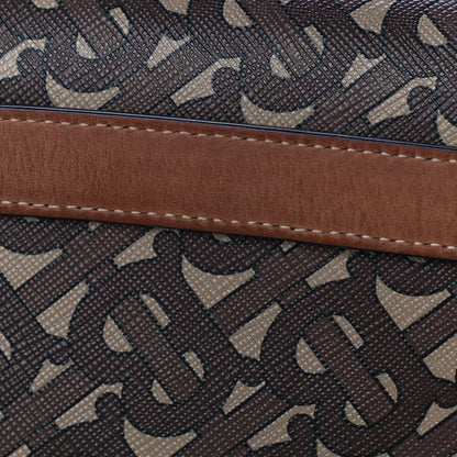 Burberry E-Canvas Monogram TB Envelope Belt Bag Bridle Brown 12 of 12