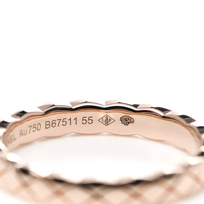 Chanel 18K Beige Gold Mini Coco Crush Ring 55 7.25 5 of 6