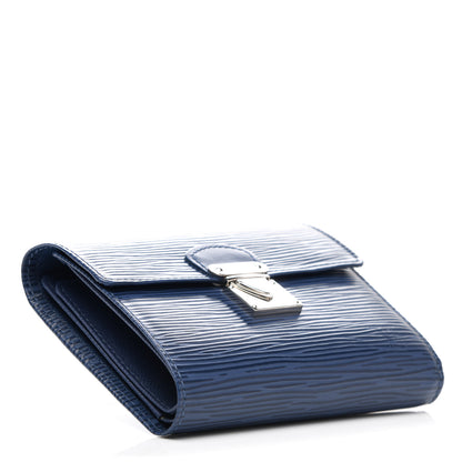 Louis Vuitton Epi Koala Wallet Blue 4 of 6
