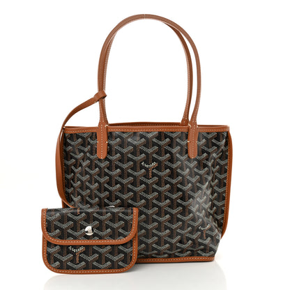 Goyard Goyardine Reversible Mini Anjou Black Gold 4 of 20