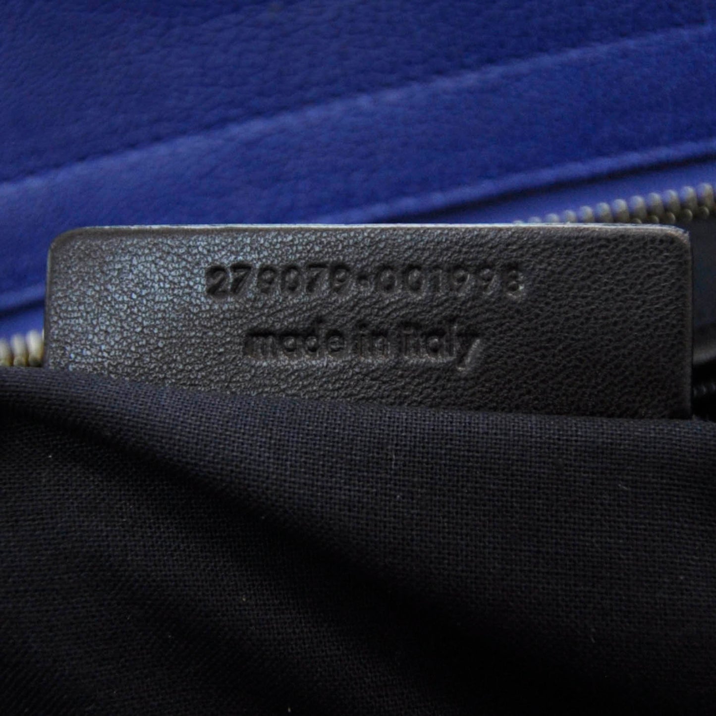 Leather Medium Cabas Chyc Blue