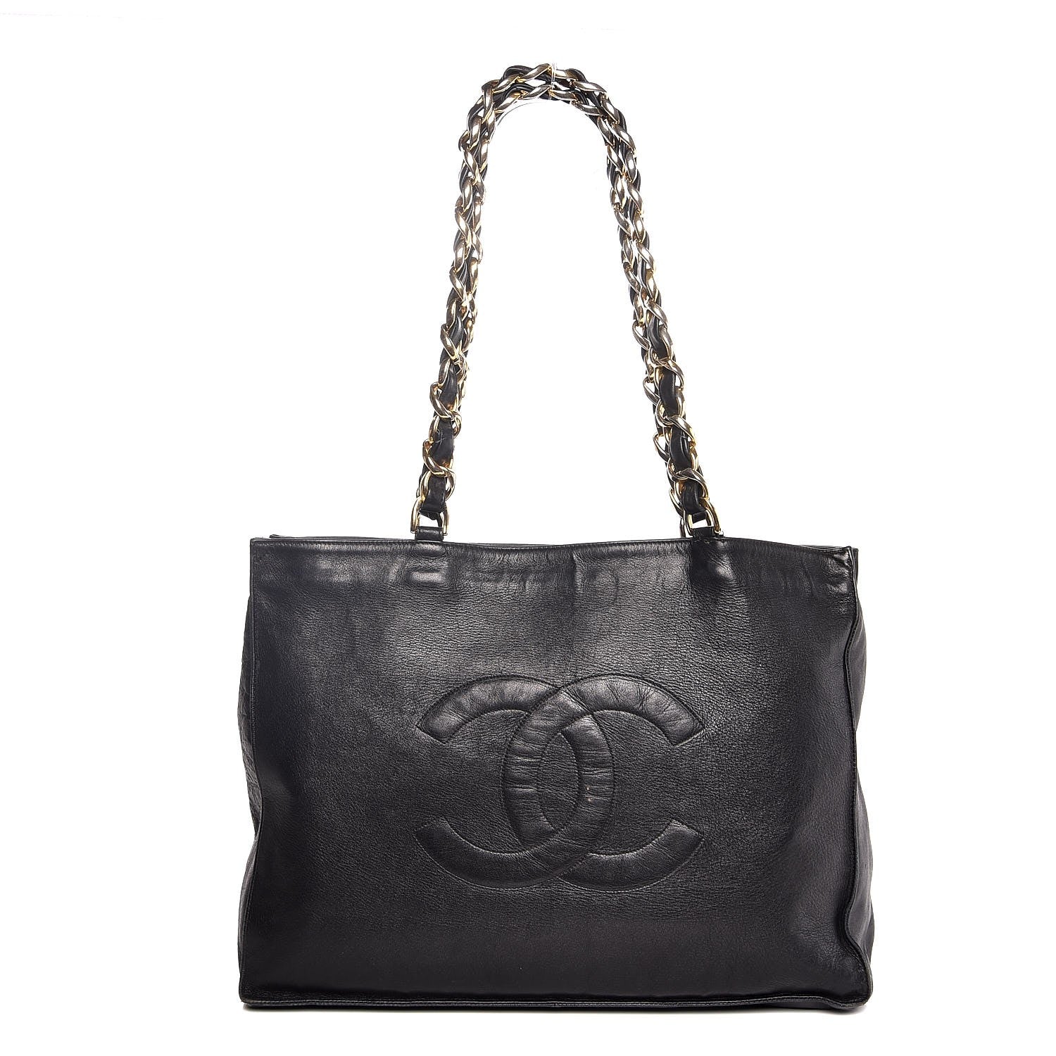 Chanel Calfskin CC Tote Black 1 of 27