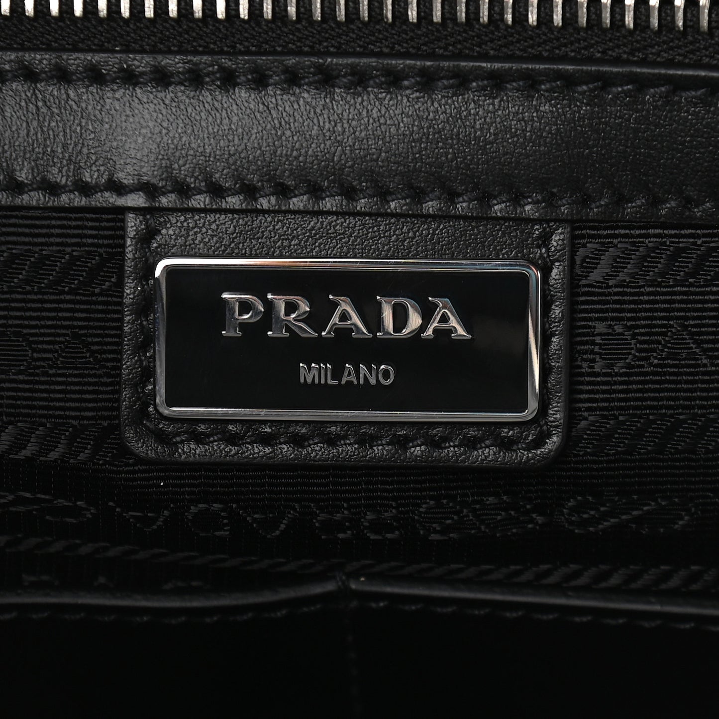 Saffiano Travel Briefcase Black