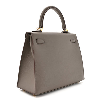 Hermes Epsom Kelly Sellier 25 Etain 3 of 11