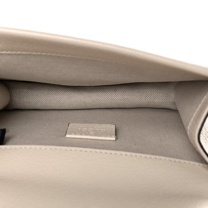 Gucci Textured Calfskin Crystal Mini Dionysus Shoulder Bag Mystic White 5 of 16