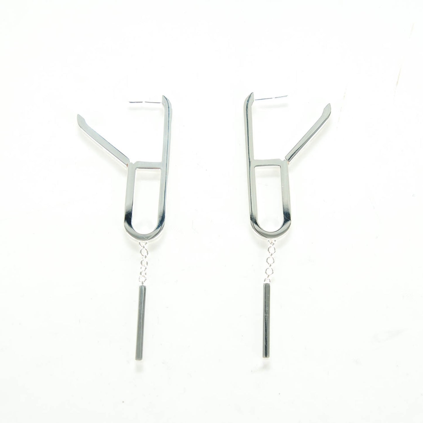 Sterling Silver Ever Chaine D'Ancre Earrings