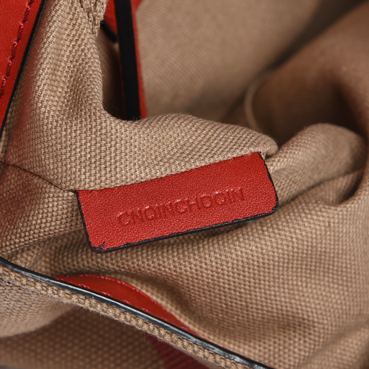 Burberry Canvas House Check Small Henham Crossbody Cadmium Red 8 of 9