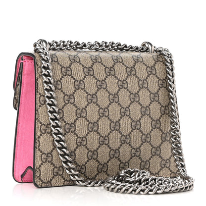 Gucci GG Supreme Monogram Mini Dionysus Shoulder Bag Pink 3 of 9