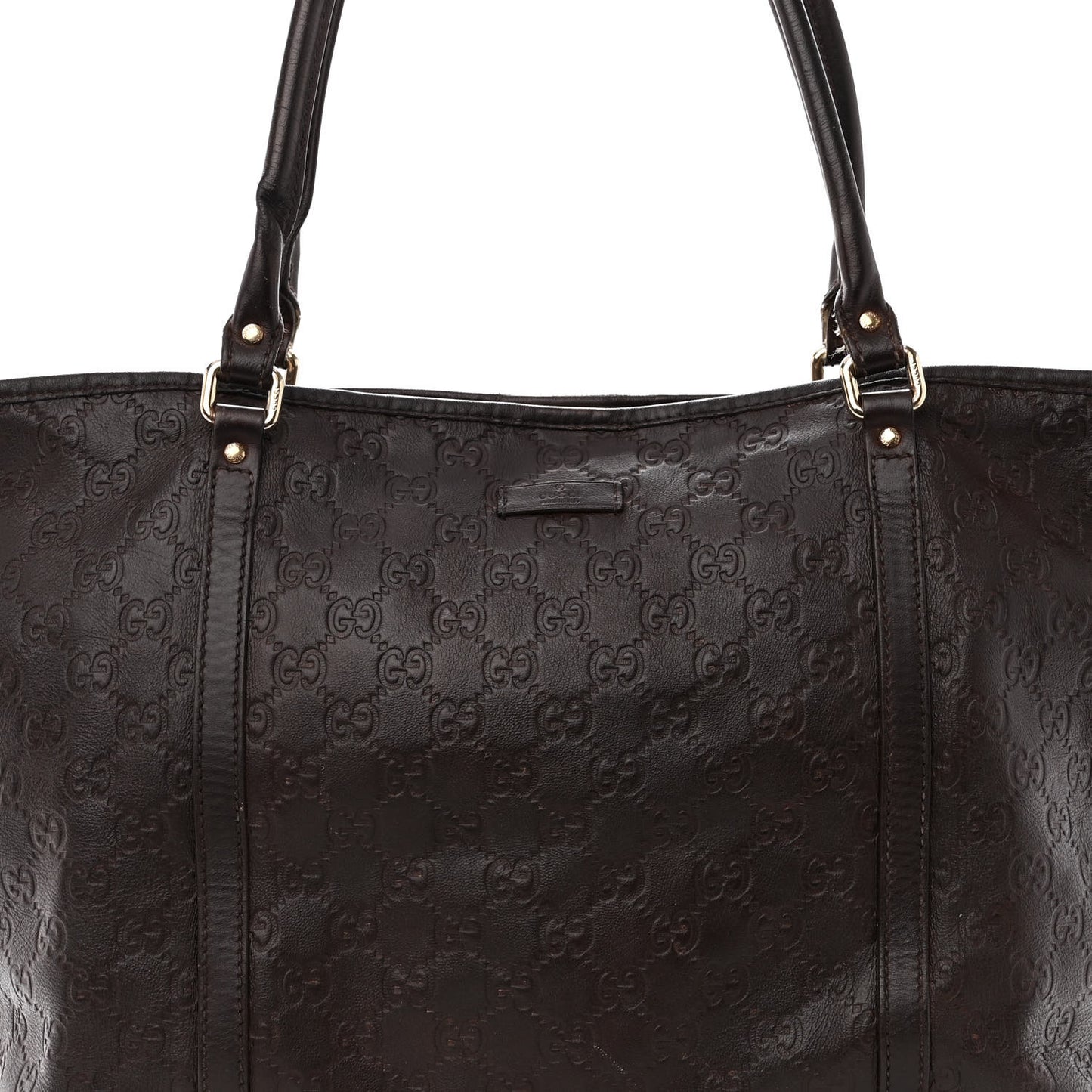 Guccissima Medium Joy Tote Brown