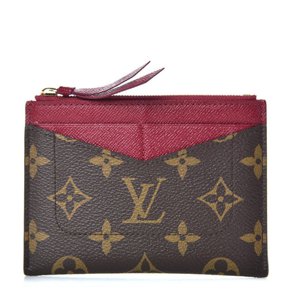 Louis Vuitton Monogram Zipped Card Holder Fuchsia 1 of 6