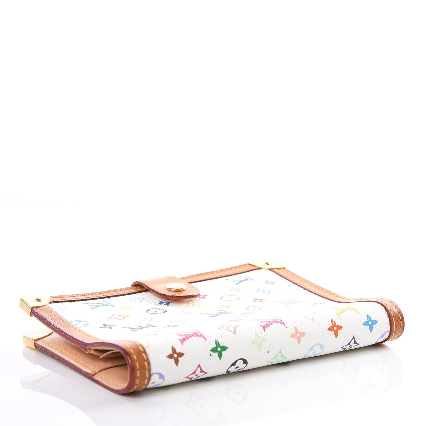 Monogram Multicolor Small Ring Agenda Cover White