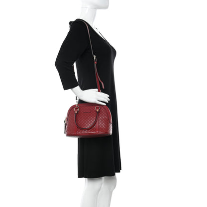 Gucci Soft Microguccissima Mini Dome Bag Rosso 2 of 12