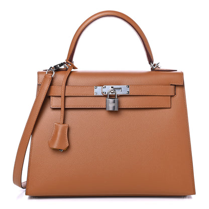 Hermes Epsom Verso Kelly Sellier 28 Gold Ambre 1 of 4