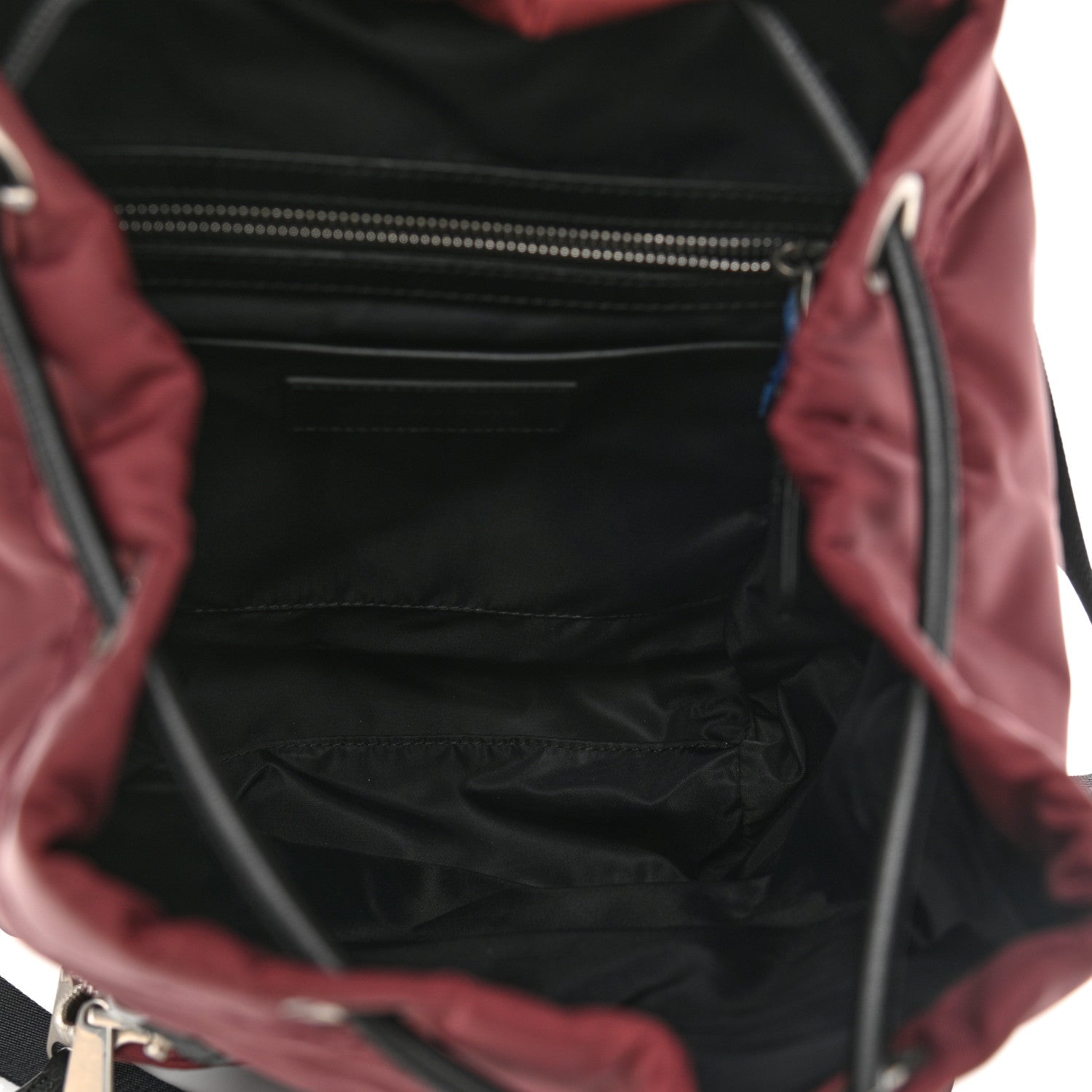 Burberry Nylon Puffer Medium Rucksack Backpack Burgundy 5 of 10