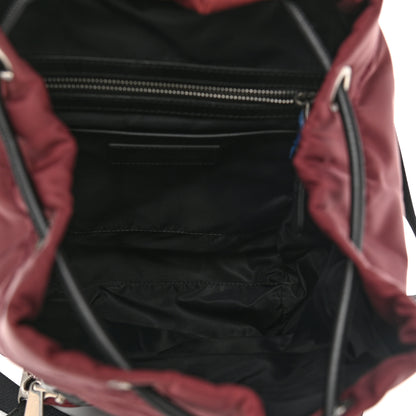 Burberry Nylon Puffer Medium Rucksack Backpack Burgundy 5 of 10