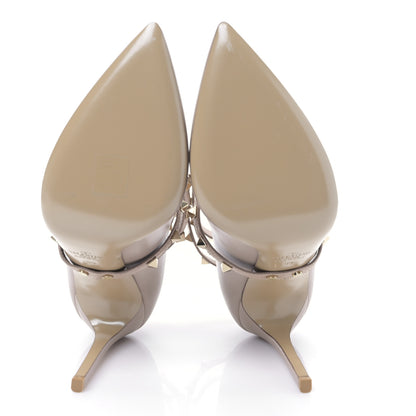 Valentino Garavani Nappa Rockstud Studwrap Strap 105mm Pumps 39 Poudre 5 of 8