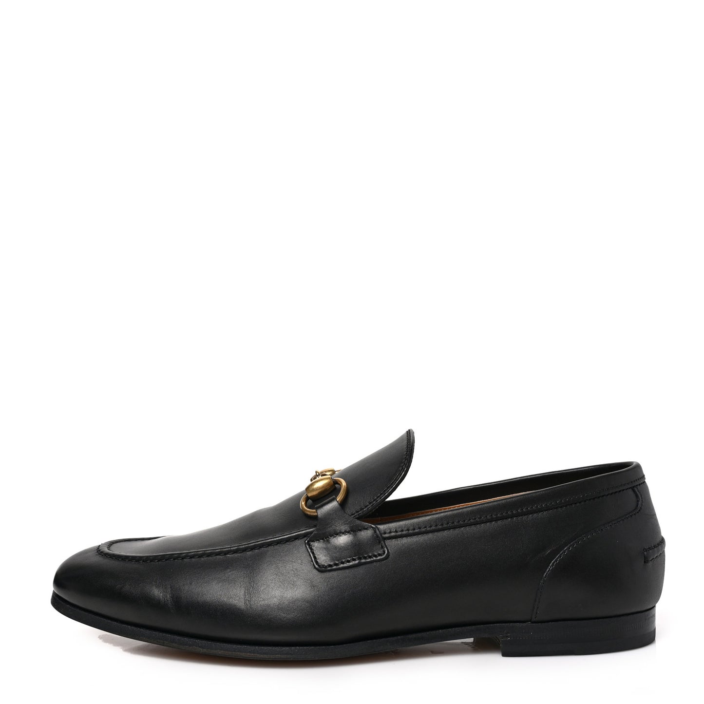 Calfskin Horsebit Mens Jordaan Loafers 7 Black