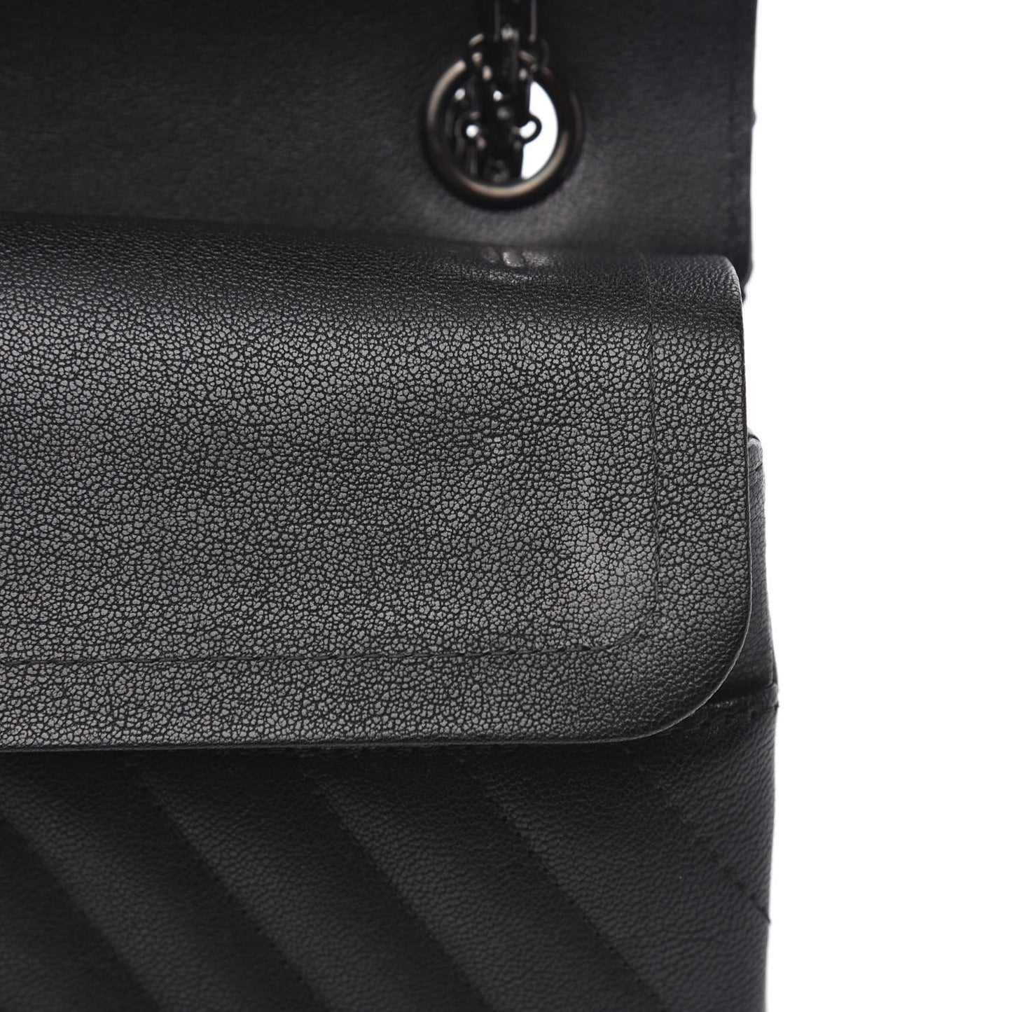 Sheepskin Chevron Quilted 2.55 Reissue 226 Flap So Black