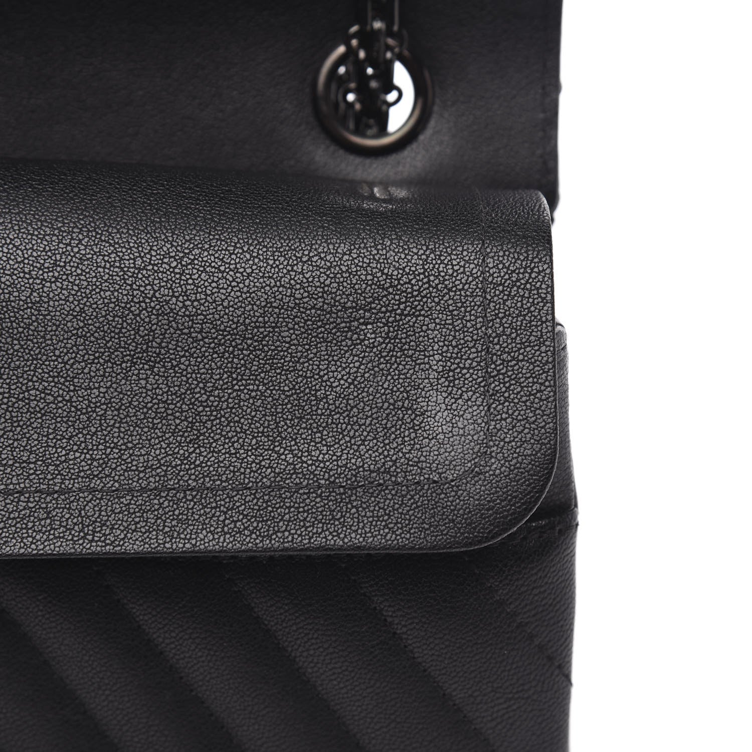 Chanel Sheepskin Chevron Quilted 2.55 Reissue 226 Flap So Black 10 of 14