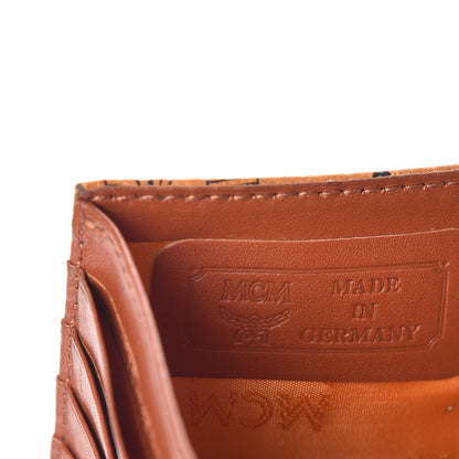 MCM Visetos French Wallet Cognac 10 of 12