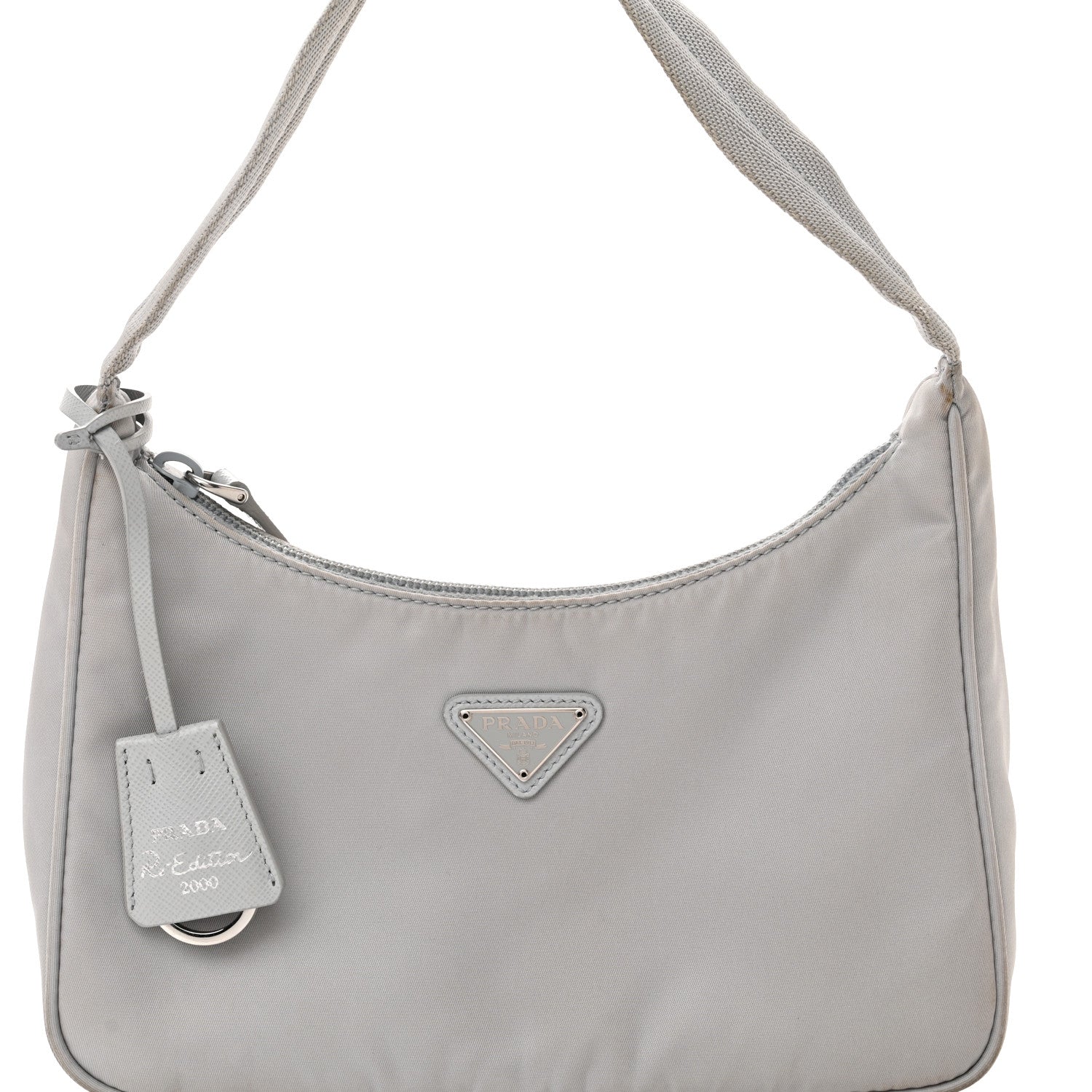 Prada Tessuto Nylon Mini Re-Edition 2000 Bag Fiordaliso 8 of 18