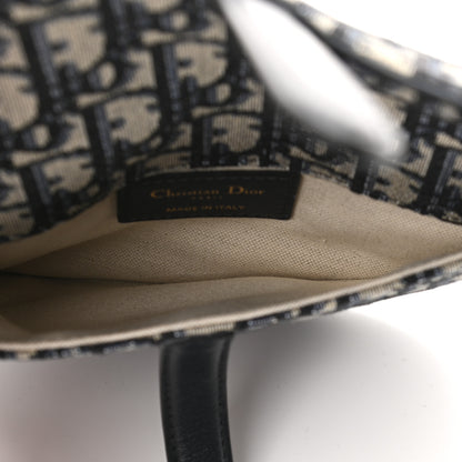 Christian Dior Oblique Saddle Belt Pouch Blue 5 of 11