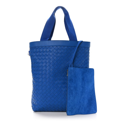 Bottega Veneta Nappa Intrecciato Hydrology Tote Cobalt 3 of 9