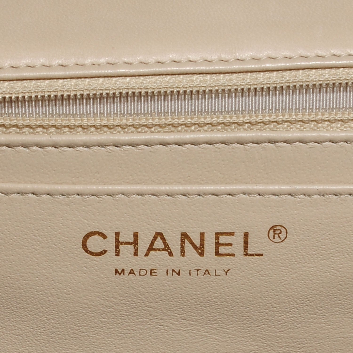 Chanel Lambskin Quilted Jumbo Single Flap Light Beige 6 of 8