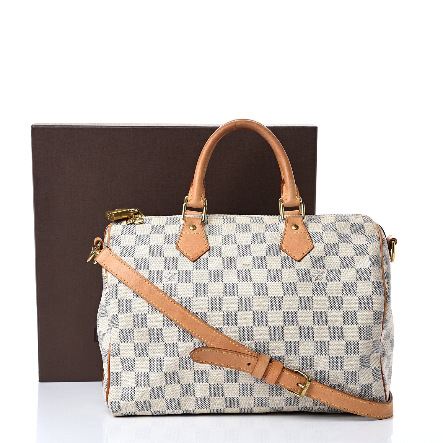 Louis Vuitton Damier Azur Speedy Bandouliere 30 21 of 21