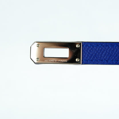 Hermes Epsom Kelly Longue Wallet Bleu Electrique 6 of 8