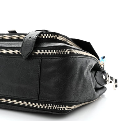 Proenza Schouler Lambskin Medium PS1 Plus Zip Satchel Black 9 of 9