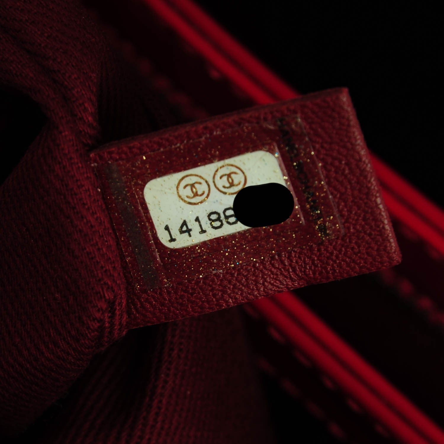 Chanel Patent Quilted Large Just Mademoiselle Bowling Bag Red 7 of 7